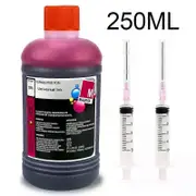 Redkid Universal Ink Refill Dye Kit Compatible For HP Canon Epson Brother Deskjet Printer EcoTank Cartridge 305 302 304 302 664 CISS XL Magenta