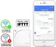 WS1 WiFi Tempe|rature Sensor, Wireless Thermometer Hygrometer, Humidity Monitor,