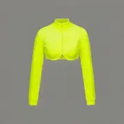 Adidas X Jeremy Scott Velour Cropped Full Zip Track Top Neon Yellow H50968 Sz M