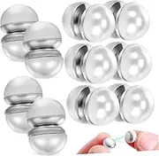 [TINEASUR] 10pairs Magnetic Veil Weights Lightweight Hijab Magnets No-snag Dress Weights for Wedding Veils Headscarves and Scarves Convenient Magnetic Clasp for Easy Attachment
