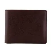Mens Wallet Full Grain Genuine Leather Slim Minimalist Front Pocket Bifold So...
