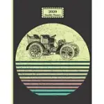 2020 MONTHLY PLANNER: VINTAGE CAR ANTIQUE RETRO DESIGN COVER 1 YEAR PLANNER APPOINTMENT CALENDAR ORGANIZER AND JOURNAL FOR WRITING