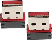 DOITOOL 2pcs Network Card USB WiFi for Desktop WiFi USB Receiver for Computer USB for Gaming USB WiFi Stick WiFi Receiver for Laptop Internet Adapter Game Metal