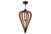 SENORITA Pendant Lamp Light Interior ESx6 Tuscan Coffee Cherry Wood Large Arrow OD588mm