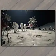 FLATCARD Unveiling Moon Landing Fake Controversies Perspective