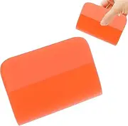 Qianyu Soft Silicone Squeegee Small Squeegee for Vinyl Material Window Tint V-Blade Scraper for Window Film Application Car Paint Protective Film Installation and Water Removal
