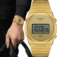 在飛比找PChome24h購物優惠-TISSOT 天梭 PRX Digital 數位石英手錶-4