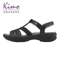 在飛比找momo購物網優惠-【Kimo】波西米亞民族風涼鞋 女鞋(黑 KBJSF1500