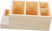 PACKOVE Nail Art Storage Box Organizer for Manicure Tools Drill Bits Durable Easy to Clean for Nail Salons Home Use Art Projects