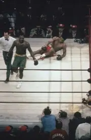 WBC WBA Heavyweight Title Joe Frazier after 15th round knock out v- Old Photo 1