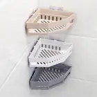 ABS Bathroom Triangle Corner Tray Kitchen Storage Rack Organizer Shower Shelf US