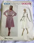 Vintage*VOGUE 2123 American Designer*ALBERT NIPON*Size:14, DRESSES Pattern