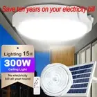 Smart Indoor Solar Ceiling Light Garden Pandent Lamp With Line Corridor Light