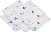 Isamu Shokai 100% Cotton, Made in Japan, Gauze Handkerchief, Toy Pattern, 12.6 x 12.6 inches (32 x 32 cm), 5 Pieces