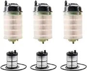 A4720921705 Fuel Filter Replace for A4720921405 A4720921405001 WF10678 P582831 KX46910 A4720921705 FK11011 KX46910 Compatible with 2020+ Newer DD13 DD15 DD16 Detroit Diesel Engine(pack of 3)