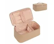 Makeup Bag, Travel Makeup Bag Waterproof Cosmetics Organizer Make Up Bag Case,Toiletry Bag for Women,Large Capacity for Girls Daily Use Dorm Room