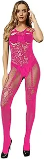 [Generic] Corset Plus Size Women Lingerie Women Open Crotch Transparent Bodystockings Underwear Pajama Nighties for Women Sexy Push up
