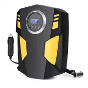 Portable 12V Digital Tire Inflator Air Compressor with LED Light - 120W, 300cm P