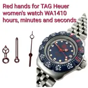 Watch Hand for TAG Heuer HA0089 in Red Color Hour, Minute and Seconds (Genuine)