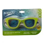 Speedo Kids Sunny Vibes Comfortable Swim Goggle Quirky Lime Age 3-6