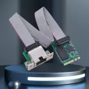2.5G M.2 A+E To Gigabit Ethernet Cards Mini PCIE Network Card Reusable