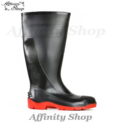 UTILITY GUMBOOTS Australian Made! Bata Safety Gum Boots 400mm w Steel Toe Cap