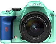 PENTAX DSLR K-x Lens Kit, Light Green/Blue 075