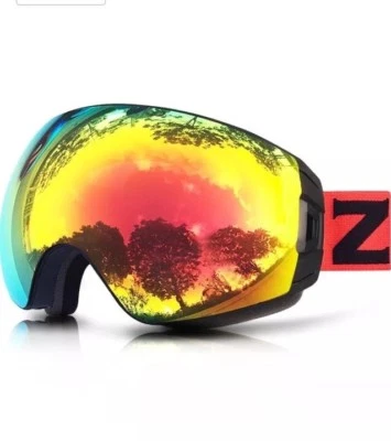 NEW! ZIONOR LAGOPUS X7 SKI SNOWBOARD GOGGLES ANTI-FOG UV400 LENS. FAST SHIPPING!