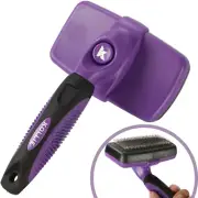 Self Cleaning Slicker Brush Dog, Dog Brush/Cat Brush for Shedding and Grooming,