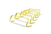 6pc SKLZ Training Hurdles Sports Soccer Football Agility Speed Trainer Yellow
