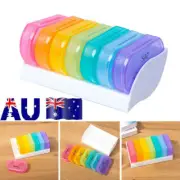Weekly Pill Box 7 Day AM PM Medicine Storage Organizer Dispenser Case Travel
