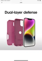 Cell phone DROP protection OtterBox Commuter Series Case iPhone 14 iPhone 13