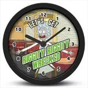 Rick And Morty - Wrecked Desk Clock