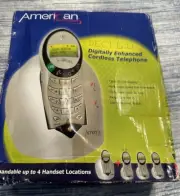 American Telecom DECT 6.0 Cordless Phone Caller ID Silver Brand New In Box