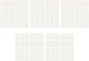 STOBOK 5sets Notepad Replacement Refills A5 Grid Paper Planner Binder Inserts Loose Leaf Paper Easy to Use Refills 45sheets*5