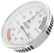 Gadpiparty Wall-Mounted Sauna Thermometer Hygrometer Metal Casing Accurate Mechanical Temperature Humidity Gauge for Home Steam Sauna Room