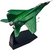 Replica Pre-Build Aircraf 1/100 for Russian MIG-29 Diecast Metal Fighter Static Display Pre-Build Military Aircraf Model Collection Gift Display(Style 1)