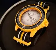 BLANCPAIN x SWATCH SCUBA FIFTY FATHOMS PACIFIC OCEAN 42.3mm NEW W TAGS PAPERS!