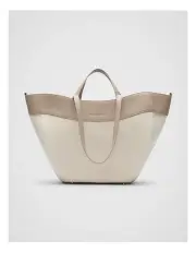 [Seed Heritage] Textured Curved Tote in Cookie