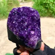 1.41LB Natural Amethyst geode quartz cluster crystal specimen Healing
