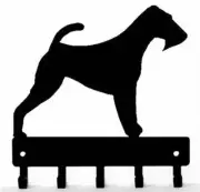 Welsh Terrier Dog Key Rack/ Leash Hanger Made in USA