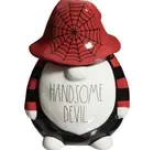 Rae Dunn HANDSOME DEVIL Gnome Halloween Canister Cookie Jar NIB HTF TikTok Viral