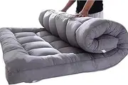 Futon Mattress Thicken,Foldable Tatami Mat Sleeping Mattress,futon Sofa Bed,Single Double Folding Floor Mattress,Floor Guest Bed Sofa, Camping Sleeping Mattresses,Full Size