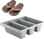 Shoes Rack Organizer - PP Shoe Box Storage Containers | Lightweight Compartment Shoes Storage, Portable Shoe Racks Storage, Long Lasting Slipper Compartment Stand For Homes, Enterway