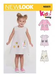 New Look Sewing Pattern N6633 6633 Children's Novelty Dress