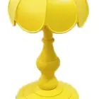 AA (Yellow)Desk Lamp Retro Leaf Ingenious Lovely 3 Light Sources Small