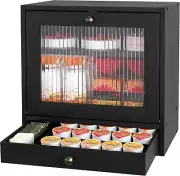 Bread Box for Kitchen Countertop, Large Corner Bread Storage Container, 3 Tier W