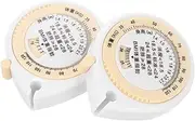 2pcs Retractable Body Measuring Tape Soft Tape with Auto-Rolling Feature Precise Waist Measurement Tool Portable Measuring Tapes Waist Tape Measure Retractable Tape