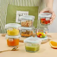 在飛比找蝦皮購物優惠-glass food storage container b