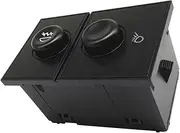 Headlight Accessories Light Switch Control Switch Headlight Fog Light Control Light Button Switch for GMC for Sierra for Yukon 2003-2007 15143597(Black 2)